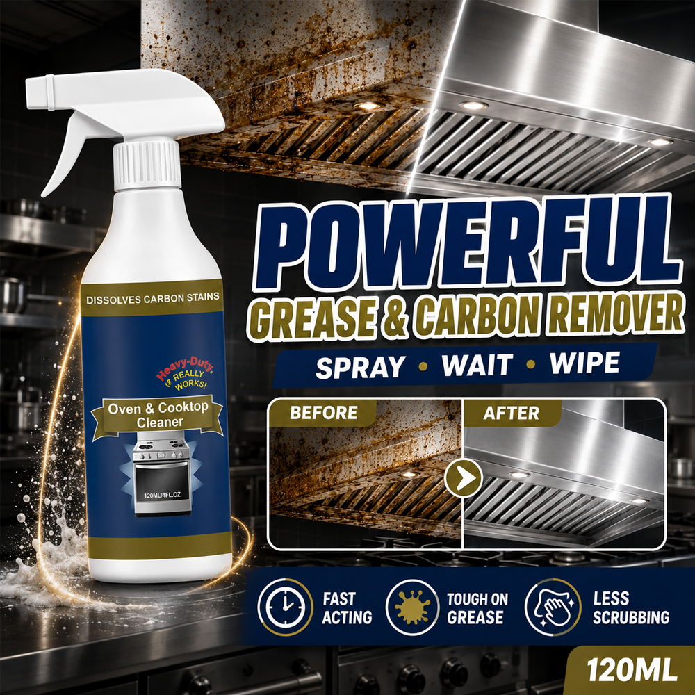 🥳2026 HOT SALE🥳🧼Heavy Duty Oven & Cooktop Cleaner Spray upsell
