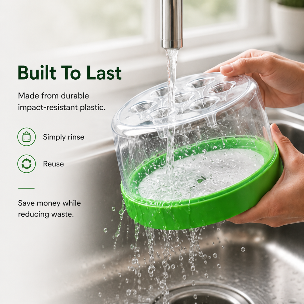 upsell 🪰 Reusable Non-Electric Fly & Mosquito Trap – Safe, Durable🏡