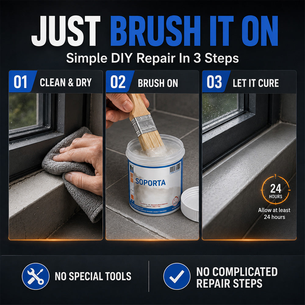 💧50% OFF | Clear Multi‑Surface Waterproof Repair Sealant – Invisible Leak‑Sealing Coating, Brush‑On For Roofs, Tiles & Outdoor Walls!