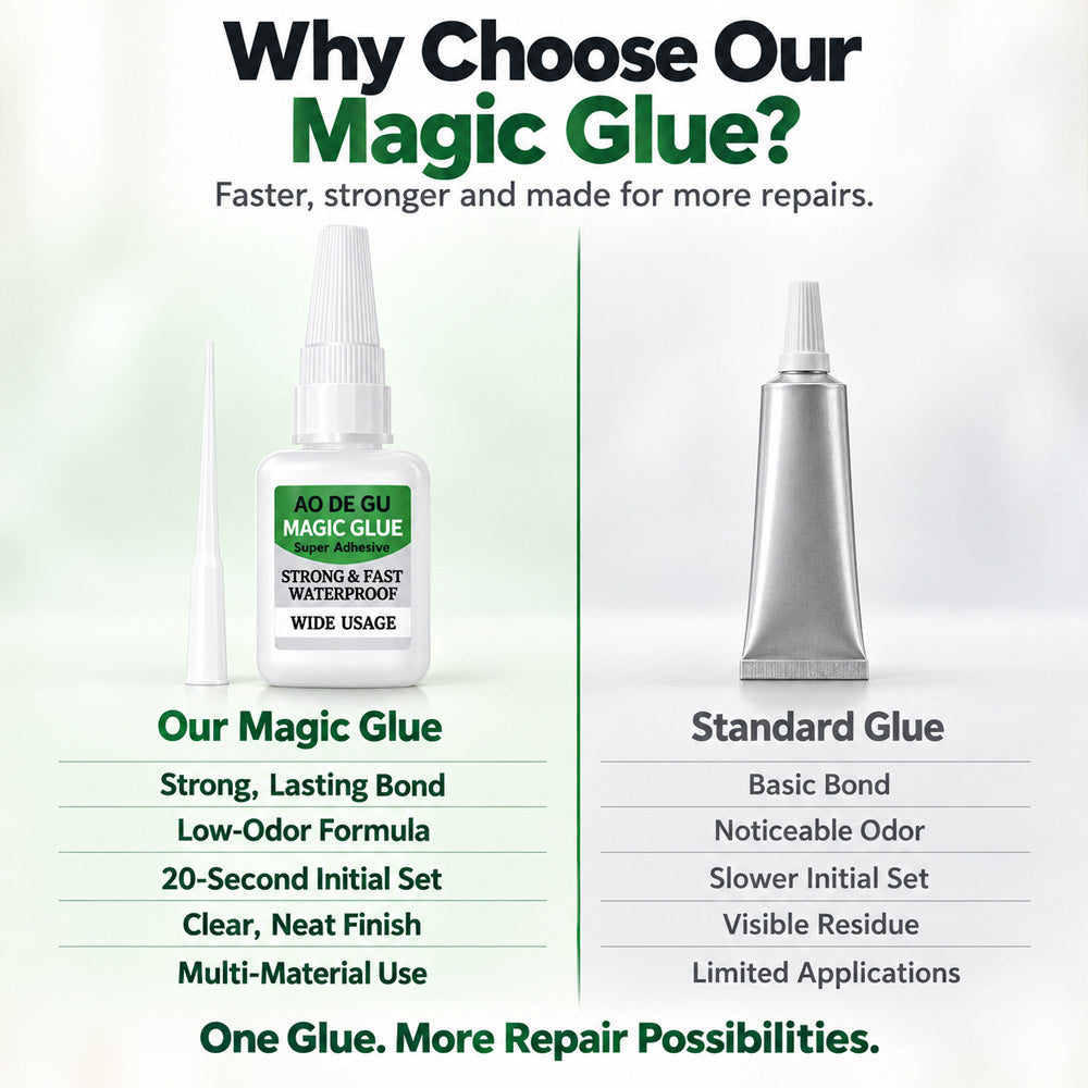 Fast-Setting Super Glue, Ideal for Projects and Repairs