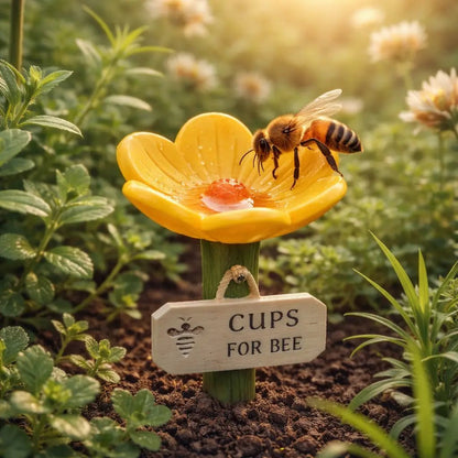 ⏳Limited-time 50% off🐝Flower-Shaped Bee Watering Station💧