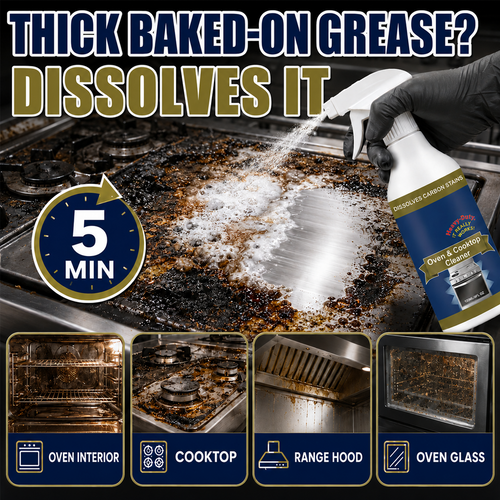 🥳2026 HOT SALE🥳🧼Heavy Duty Oven & Cooktop Cleaner Spray upsell