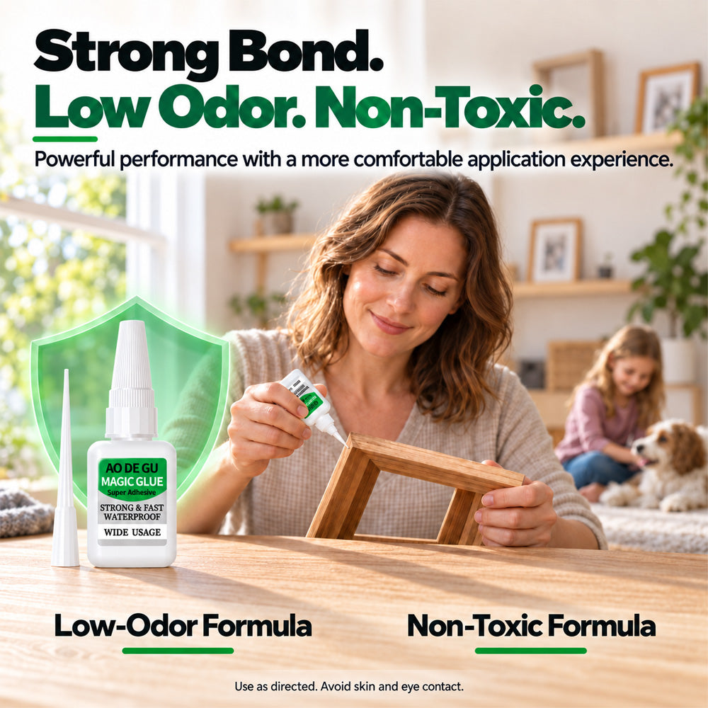 Fast-Setting Super Glue, Ideal for Projects and Repairs