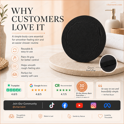 🚿 Exfoliating Scrub Bath Pads🧖‍♀️ Gently exfoliate, unclog pores, reveal brighter skin. Durable rubber, easy to rinse. ✨🛀