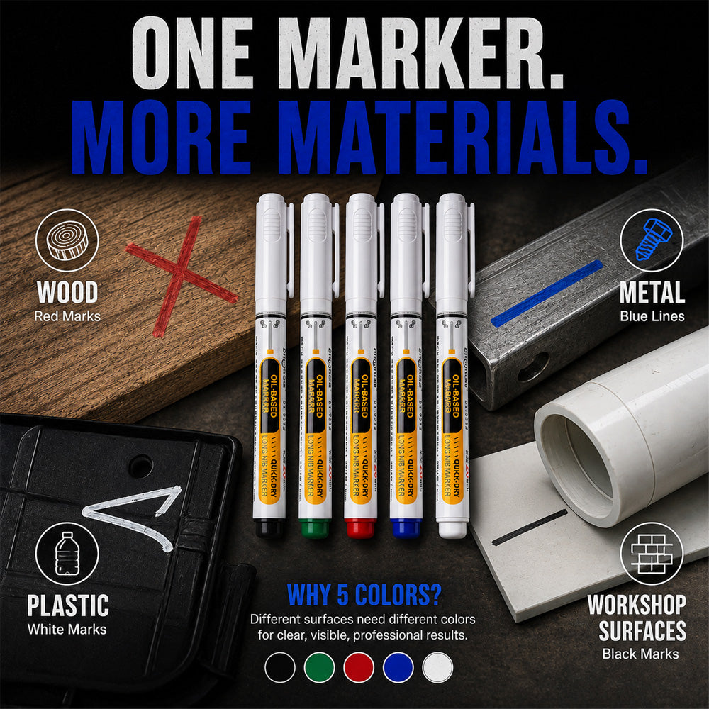⏳🔥LIMITED-TIME 50% OFF! ⏰Precision Tip Quick-Dry Oil-Based Marker Pen upsell