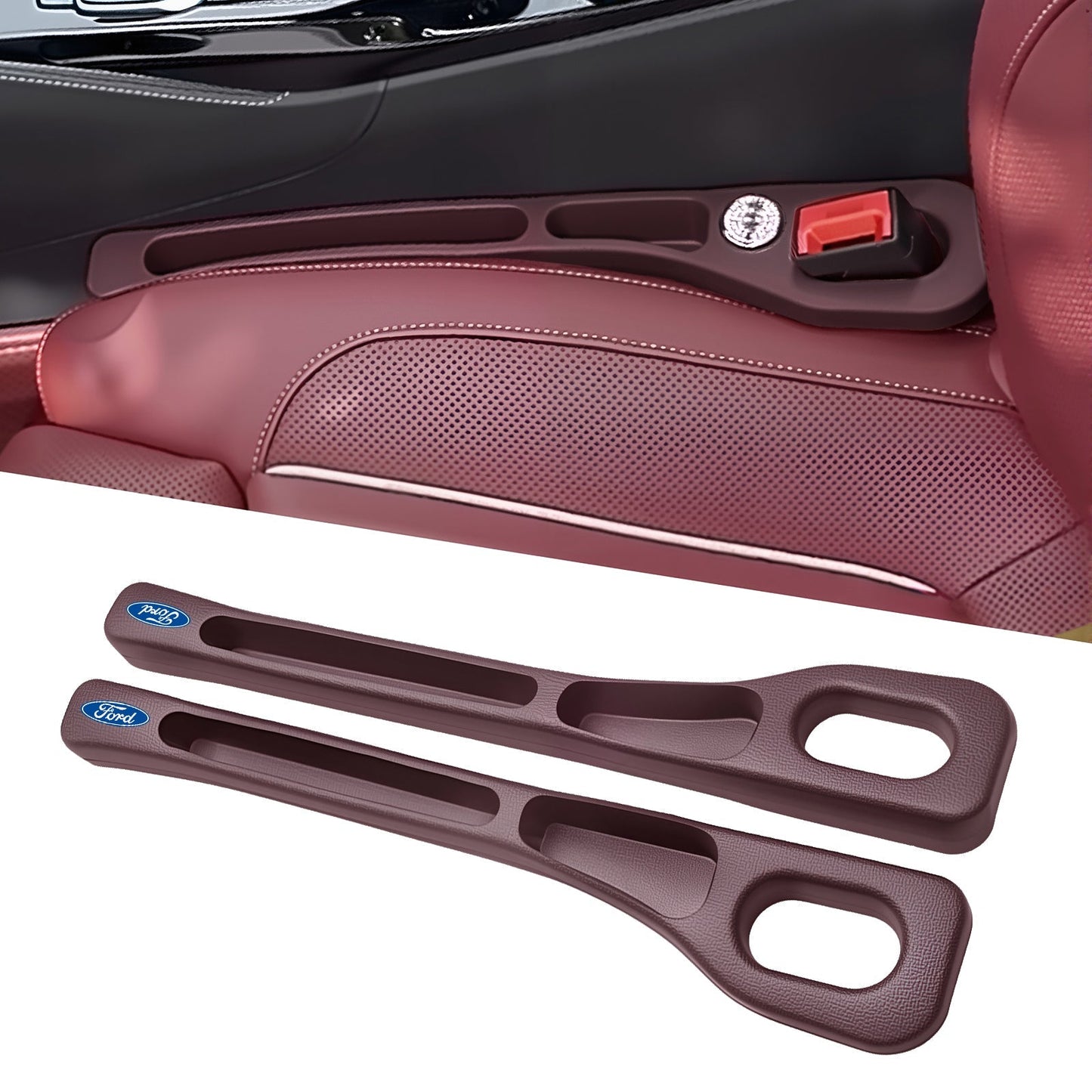 📢50% Rabatt 🚗Stop Losing Your Phone Between Car Seats💺🌟Universal Seat-Gap Filler • Double-Slot Organizer🌟