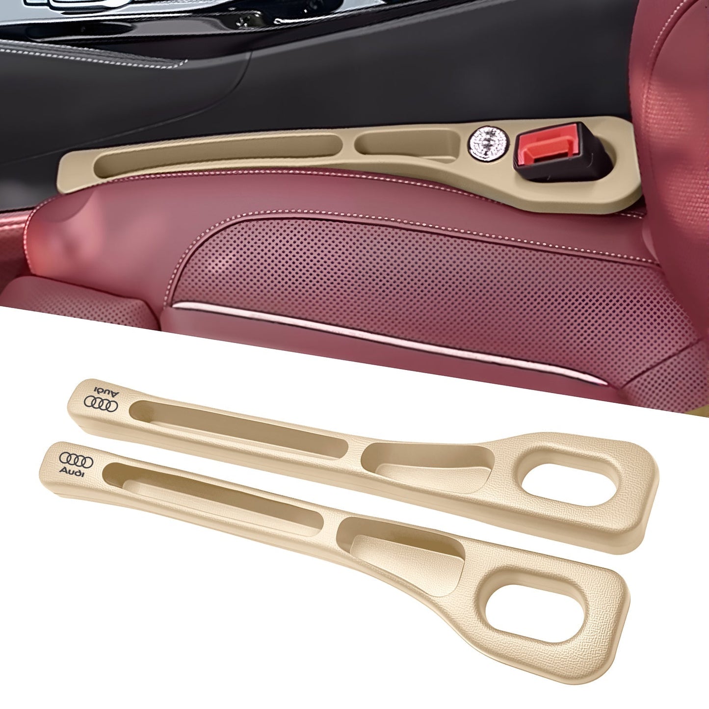 📢50% Rabatt 🚗Stop Losing Your Phone Between Car Seats💺🌟Universal Seat-Gap Filler • Double-Slot Organizer🌟