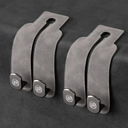 📢50% OFF🚗 Eptchn Car Headrest Hooks 👜| Universal, Heavy-Duty, Leather Wrapped, 2-Pack