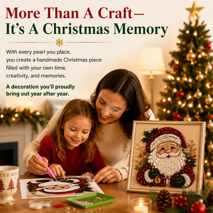 upsell 🎨💎Zero-Skill Needed | 3D DIY Christmas Pearl Art Kit