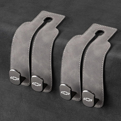 📢50% OFF🚗 Eptchn Car Headrest Hooks 👜| Universal, Heavy-Duty, Leather Wrapped, 2-Pack