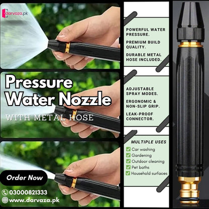 60% OFF🔥 High Pressure Water Nozzle 💧✨Multi-Purpose for Car, Garden & Household Cleaning (Copy)