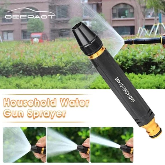 🔥 High Pressure Water Nozzle 💧✨Multi-Purpose for Car, Garden & Household Cleaning