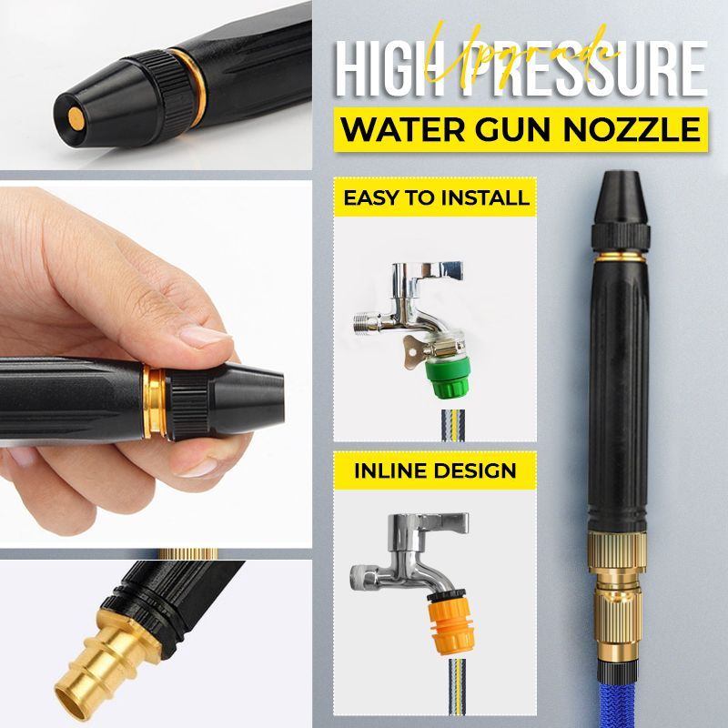 60% OFF🔥 High Pressure Water Nozzle 💧✨Multi-Purpose for Car, Garden & Household Cleaning (Copy)