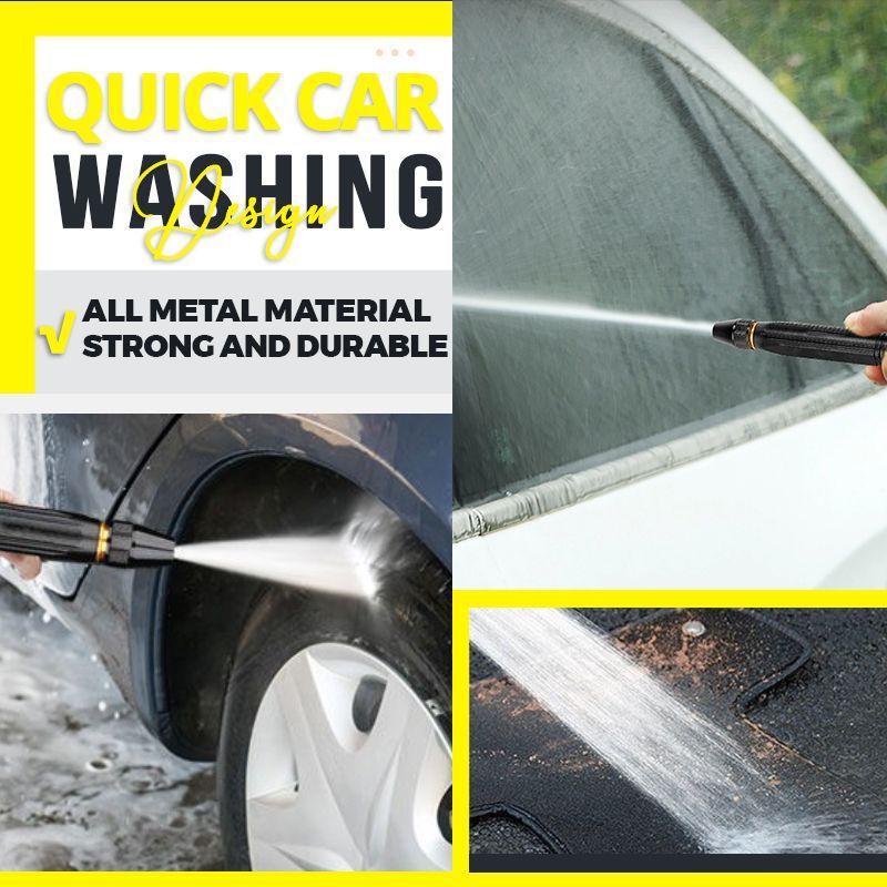 60% OFF🔥 High Pressure Water Nozzle 💧✨Multi-Purpose for Car, Garden & Household Cleaning (Copy)