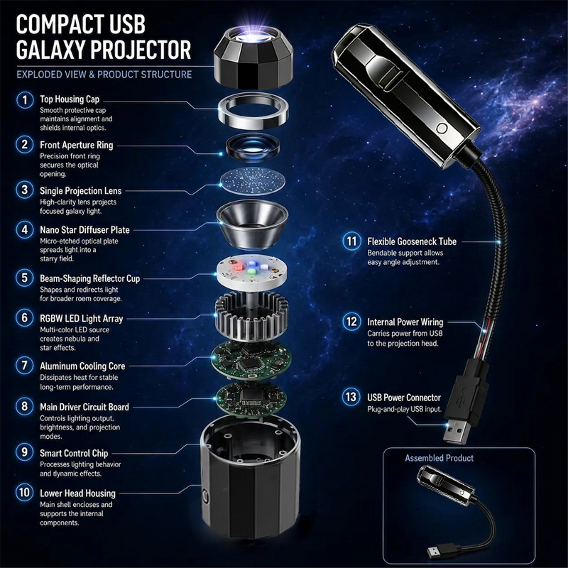 Celsiora® Night Light Projector - Smart Holographic Star Projector