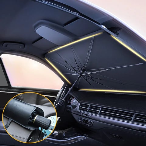 ⏰🔥LIMITED TIME 50% OFF!🔥50K+ SOLD! 2026 Upgraded Car Windshield Sun Shade Umbrella