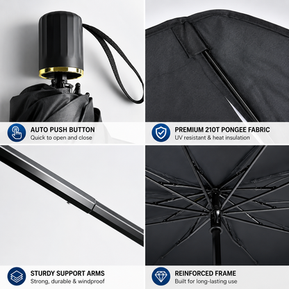 ⏰🔥LIMITED TIME 50% OFF!🔥50K+ SOLD! 2026 Upgraded Car Windshield Sun Shade Umbrella