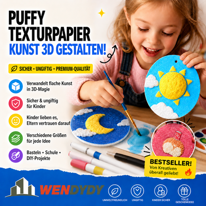 60% Off ✨ Magic 3D Puff Paper – Draw, Add Water & Watch Your Art Come Alive! 🎨💦
