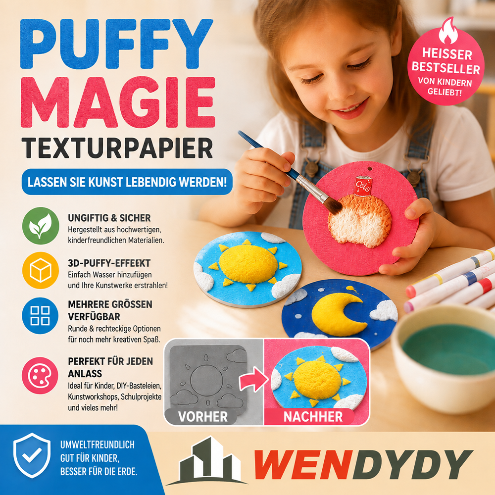 60% Off ✨ Magic 3D Puff Paper – Draw, Add Water & Watch Your Art Come Alive! 🎨💦