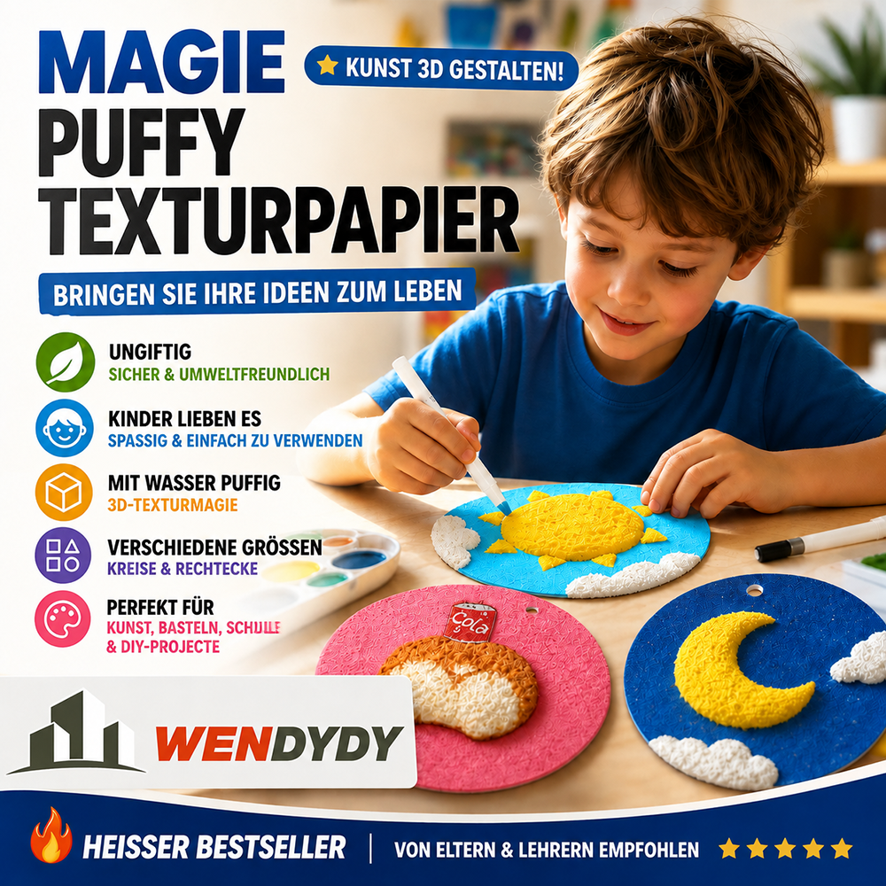60% Off ✨ Magic 3D Puff Paper – Draw, Add Water & Watch Your Art Come Alive! 🎨💦