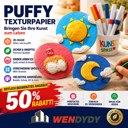 60% Off ✨ Magic 3D Puff Paper – Draw, Add Water & Watch Your Art Come Alive! 🎨💦