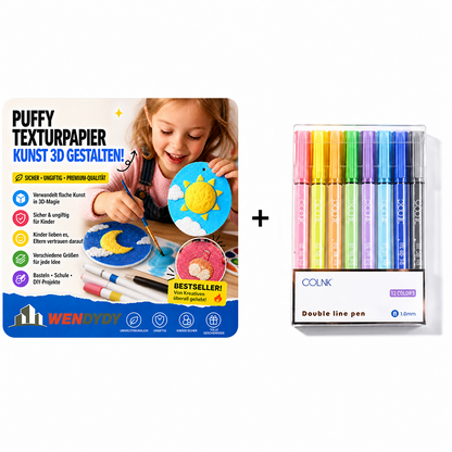 60% Off ✨ Magic 3D Puff Paper – Draw, Add Water & Watch Your Art Come Alive! 🎨💦