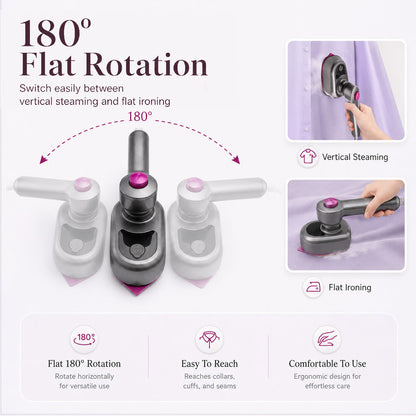 💨💞2026 HOT SALE 50% OFF! 🧺Garment Steamer for Clothes Portable Travel Clothing Steamer Iron