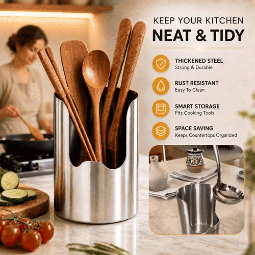 🔥50% OFF Today🍽️ Premium Stainless Steel Kitchen Counter Organizer upsell