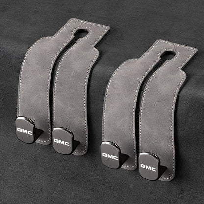 📢50% OFF🚗 Eptchn Car Headrest Hooks 👜| Universal, Heavy-Duty, Leather Wrapped, 2-Pack