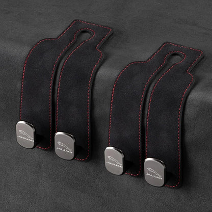 📢50% OFF🚗 Eptchn Car Headrest Hooks 👜| Universal, Heavy-Duty, Leather Wrapped, 2-Pack