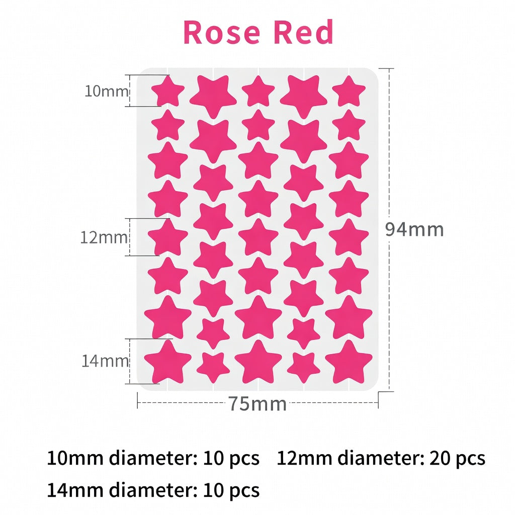 ✔Celsiora® 2-in-1 Microneedle & Hydrocolloid Star Patch | Acne, Raised Moles, Flat Warts & Skin Tags Remover | 6 Colors Pimple Patch for Face & Neck | Invisible Star Zit Stickers | 240 Count