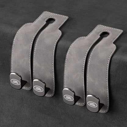 📢50% OFF🚗 Eptchn Car Headrest Hooks 👜| Universal, Heavy-Duty, Leather Wrapped, 2-Pack