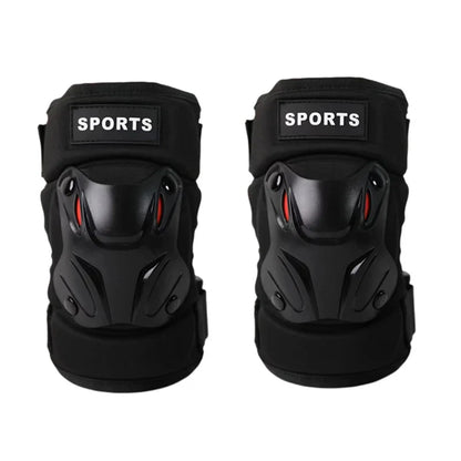 Motorcycle Men Protection Kneepad Guard Protective Anti-fall Off Road Breathable Protector Gear Windproof Racing Knee Pad Set