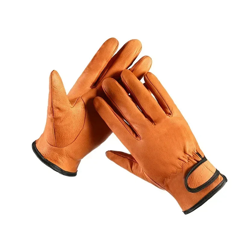 Leather gloves