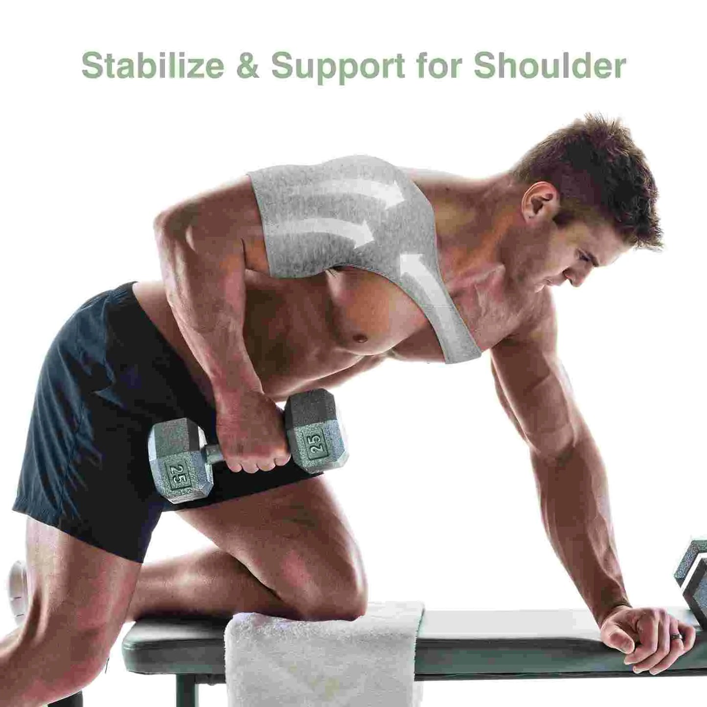 Adjustable Double Shoulder Protection Sports Pads Fitness Protective Brace For Health Care Braces Supports Adjustable Straps
