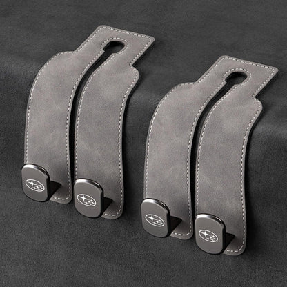 📢50% OFF🚗 Eptchn Car Headrest Hooks 👜| Universal, Heavy-Duty, Leather Wrapped, 2-Pack
