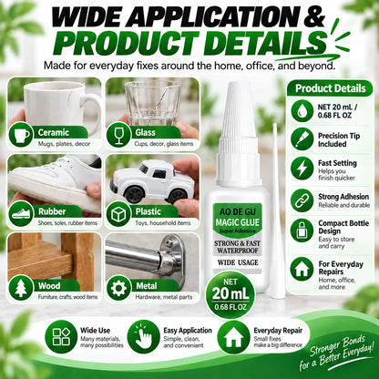 Fast-Setting Super Glue, Ideal for Projects and Repairs