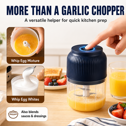 ✨ 50% OFF NOW! 6-Blade Electric Food Chopper｜Chops Vegetables, Onions, Herbs, Nuts & Meat｜Cordless, One-Touch & Easy to Clean