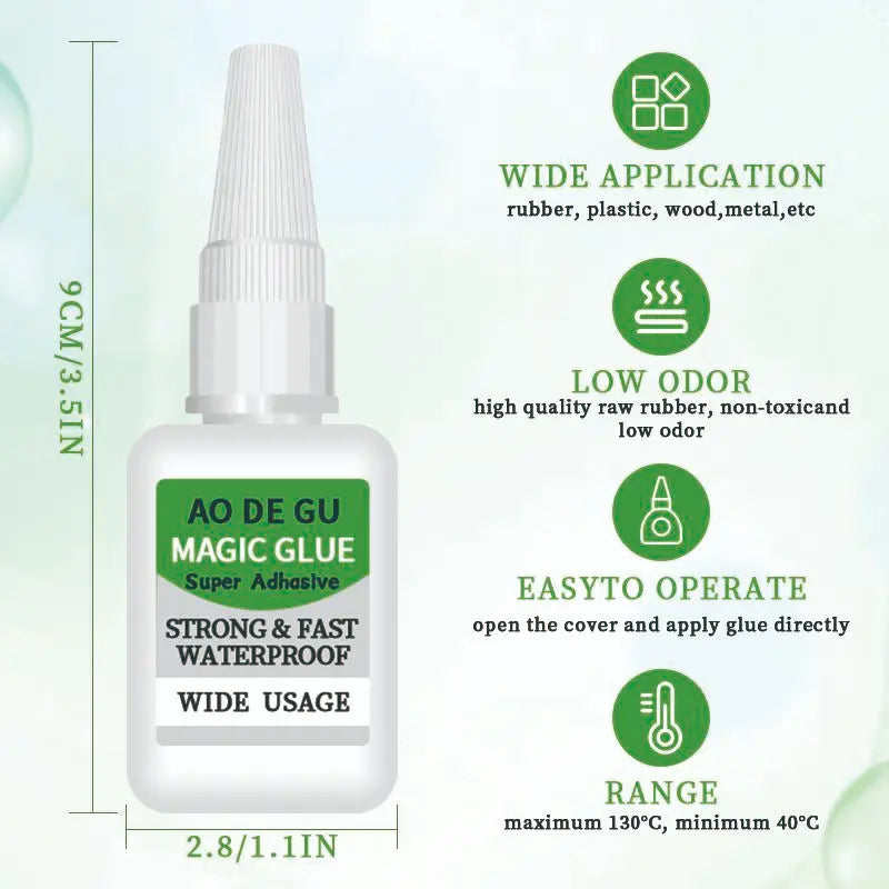 Fast-Setting Super Glue, Ideal for Projects and Repairs