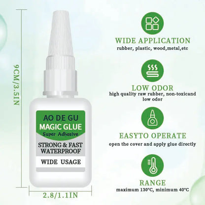 Fast-Setting Super Glue, Ideal for Projects and Repairs