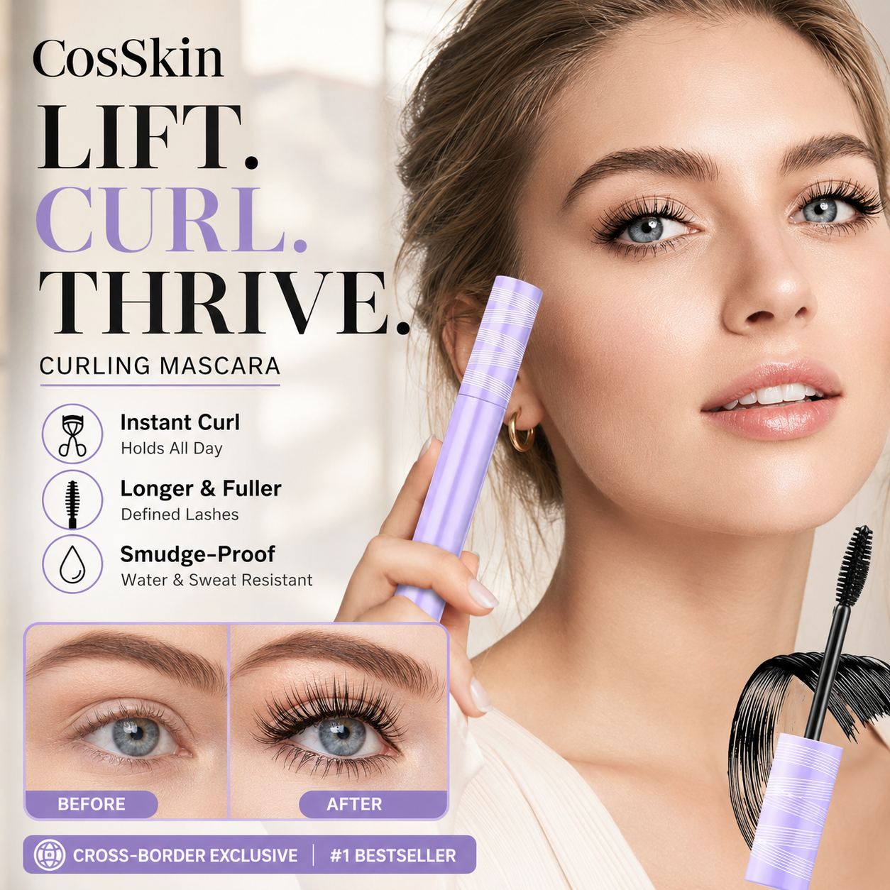 💜 Final 3 hours Buy 1 get 1 Free !! 💜Tubing Mascara & Primer
