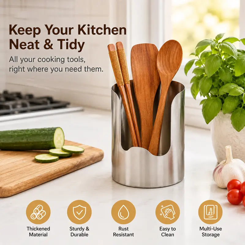 🔥50% OFF Today🍽️ Premium Stainless Steel Kitchen Counter Organizer upsell