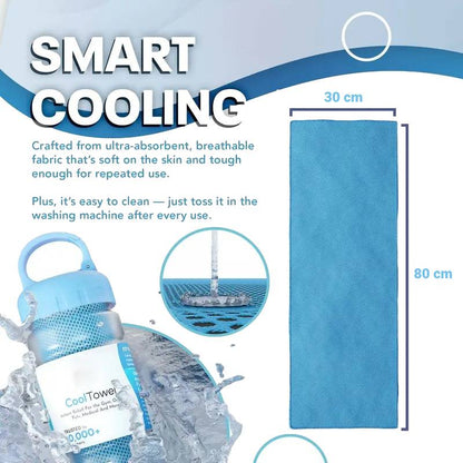 🎁Last Day Buy 1 Get 1 Free 🔥BQODQO® Cold Sweat Towel You Can Use Anywhere, Anytime! Reusable Soft Absorbent Cooling Portable