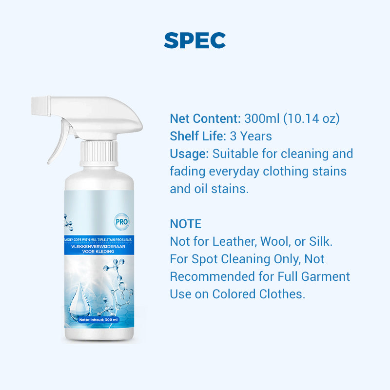🔥40% OFF🎉All-in-One Powerful Stain Remover Clothes Dry-Clean Spray