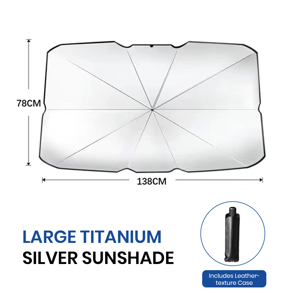 ⏰🔥LIMITED TIME 50% OFF!🔥50K+ SOLD! 2026 Upgraded Car Windshield Sun Shade Umbrella