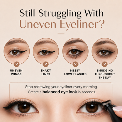 🔥2026 New Arrival🔥3-in-1 Eyeliner and Lower Lash Stamp Kit