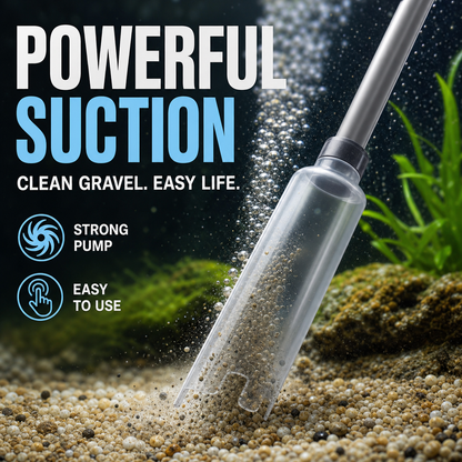 🐠LAST DAY SALE 50% OFF⚡50K+ SOLD 🐟Electric Aquarium Gravel Cleaner—battery-operated, adjustable length, and easy to use—suitable for all aquariums 🧹🐟