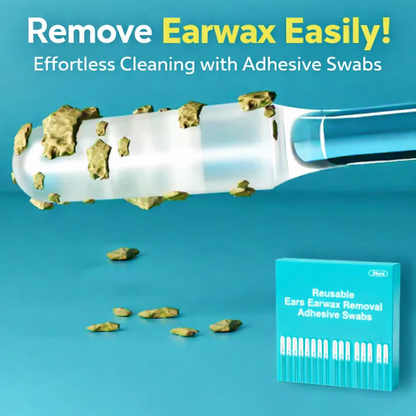 💖Reusable Earwax Removal Adhesive Swabs