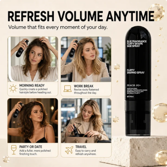 🎉Limited Time 💥Buy 3 get 2 free🌸Volumizing Setting Spray Create Fluffy, Bouncy Hair With Lightweight All-Day Hold ✨