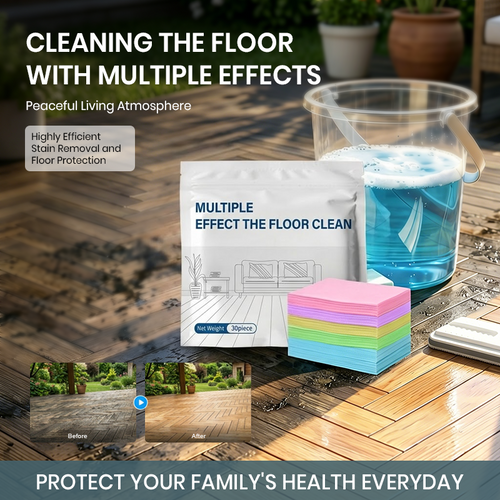 ⏰🔥LIMITED TIME 40% OFF! 30-Pieces Multi-Effect Floor Cleaning Sheets